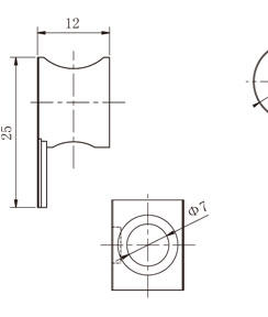 鋁型材內置連接件物理參數1
