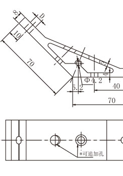 135度鋁型材角碼物理參數
